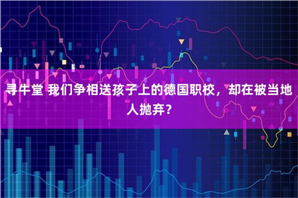 寻牛堂 我们争相送孩子上的德国职校，却在被当地人抛弃？