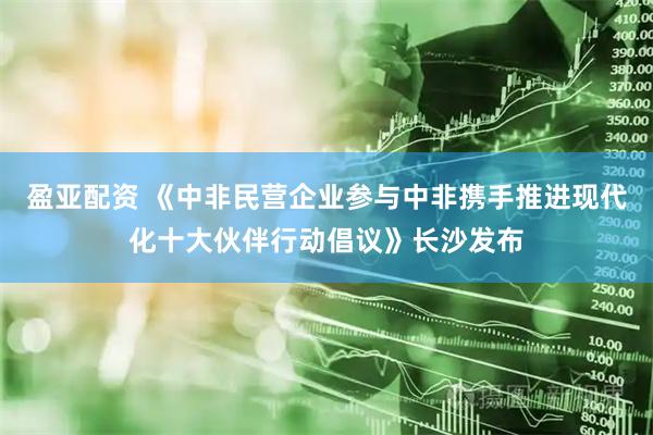 盈亚配资 《中非民营企业参与中非携手推进现代化十大伙伴行动倡议》长沙发布