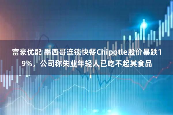 富豪优配 墨西哥连锁快餐Chipotle股价暴跌19%，公司称失业年轻人已吃不起其食品
